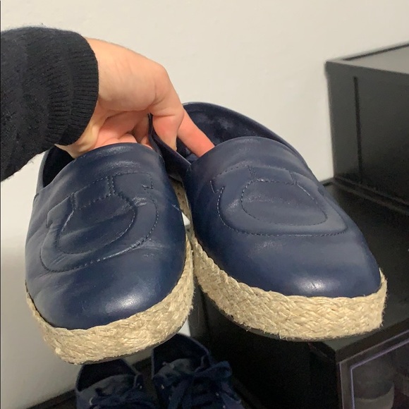 Blue Salvatore Ferragamo espadrilles for sale! main image 4